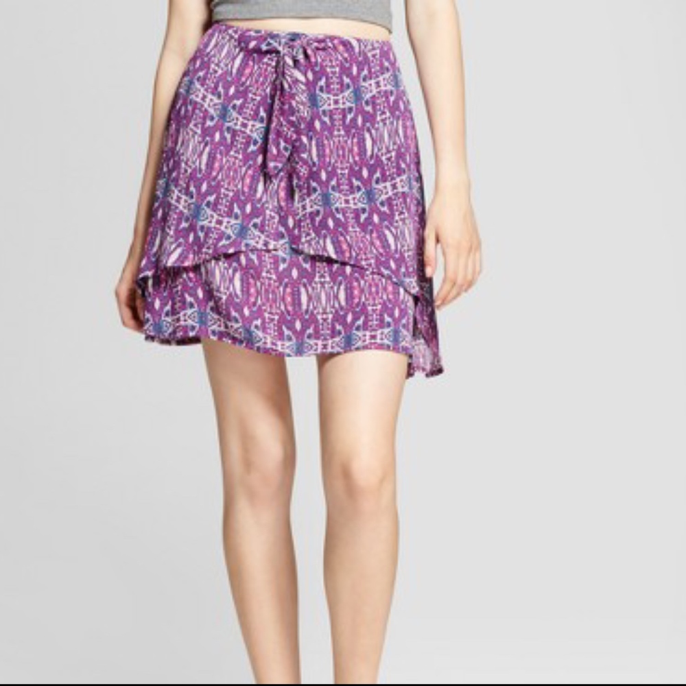 Xhilaration NWT Smocked Waist Flasher Skirt - XS